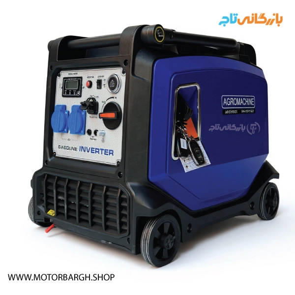 موتور برق بنزینی آگرو 4.5 کیلووات مدل AG5500ISER اینورتری سایلنت ریموت‌دار