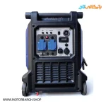 نمایی از پنل کاربری موتور برق بنزینی آگرو ۵.۵ کیلووات مدل AG6500ISER اینورتری سایلنت ریموت‌دار