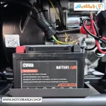 تصویر باتری موتور برق بنزینی آگرو ۸ کیلووات مدل AG9500IOER اینورتری ریموت‌دار