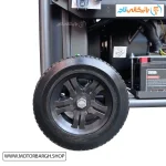 تصویر چرخ موتور برق بنزینی آگرو ۸ کیلووات مدل AG9500IOER اینورتری ریموت‌دار