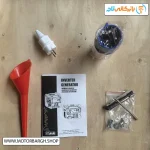 تصویر اقلام همراه موتور برق بنزینی آگرو ۸ کیلووات مدل AG9500IOER اینورتری ریموت‌دار