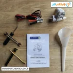 تصویر اقلام همراه موتور برق بنزینی زونگشن ۳.۳ کیلووات مدل KB3700ER ریموت‌دار