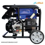 نمایی از چرخ و باتری موتور برق بنزینی زونگشن ۳.۳ کیلووات مدل KB3700ER ریموت‌دار
