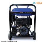 نمایی از دینام و اگزوز موتور برق بنزینی زونگشن 11 کیلووات مدل PB12003EB ریموت‌دار تک فاز و سه فاز به همراه ویدیو معرفی