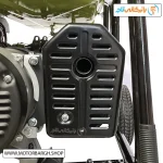 تصویر اگزوز موتور برق بنزینی پوتر 10.5 کیلووات مدل PT23000VESATS تک فاز به همراه تابلو اتوماتیک
