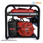 نمایی از فیلتر و هندل موتور برق بنزینی راتو 3 کیلووات مدل R5700 تک فاز هندلی