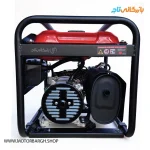 نمایی از دینام و اگزوز موتور برق بنزینی راتو 3 کیلووات مدل R5700 تک فاز هندلی