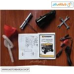 تصویر اقلام همراه موتور برق بنزینی کنزاکس 8.8 کیلووات مدل 6109 اینورتری ریموت‌دار