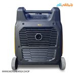 نمایی از اگزوز موتور برق بنزینی کنزاکس 7.7 کیلووات مدل 6168 اینورتری ریموت‌دار