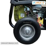 تصویر چرخ موتور برق بنزینی پوتر 9.5 کیلووات مدل PT21000VESRATS به همراه تابلو ATS و ریموت‌دار